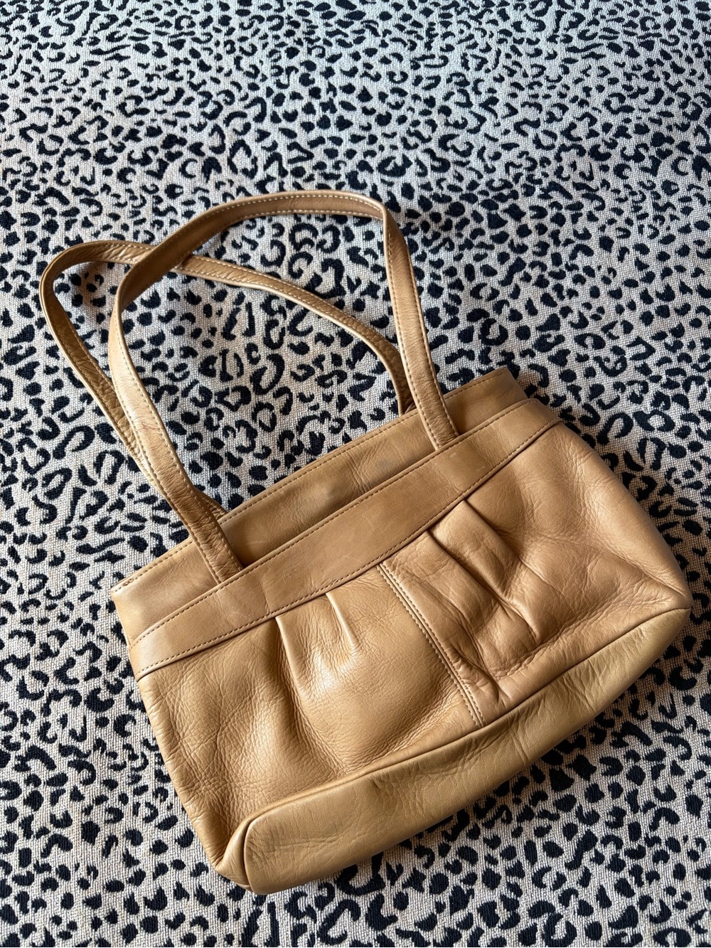Vintage Levi Strauss & Co. Leather Purse 1980's Levi's Leathers Line Brown NWOT